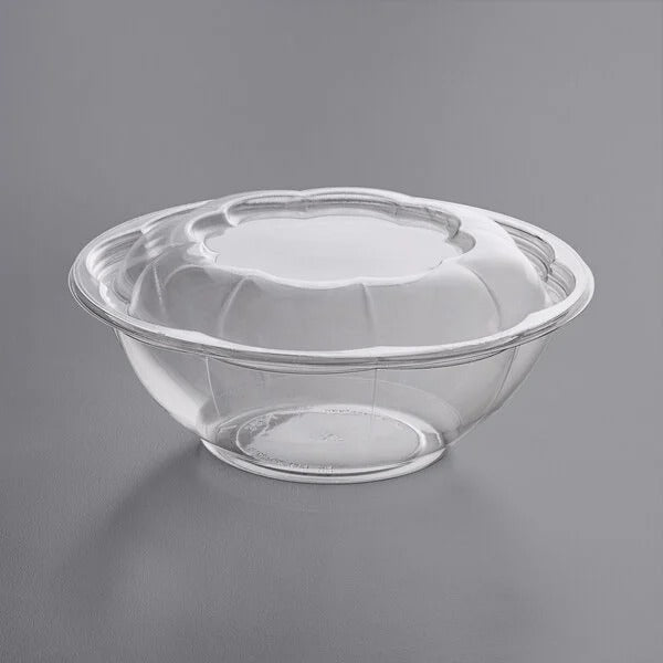 24oz Rose Salad Bowl Container & Lid 150/Case