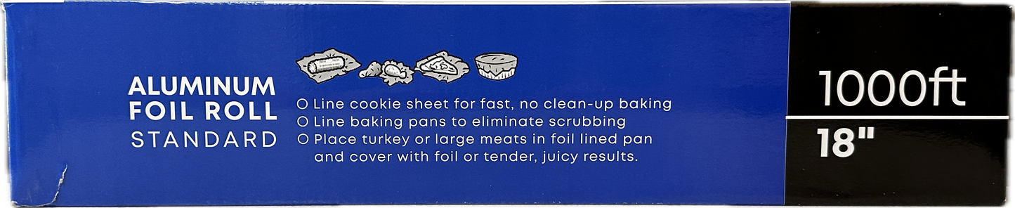 18” x 1000’ Aluminum Foil Roll