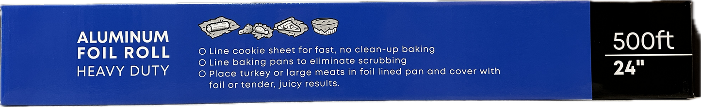 24” x 500’ Aluminum Foil Roll