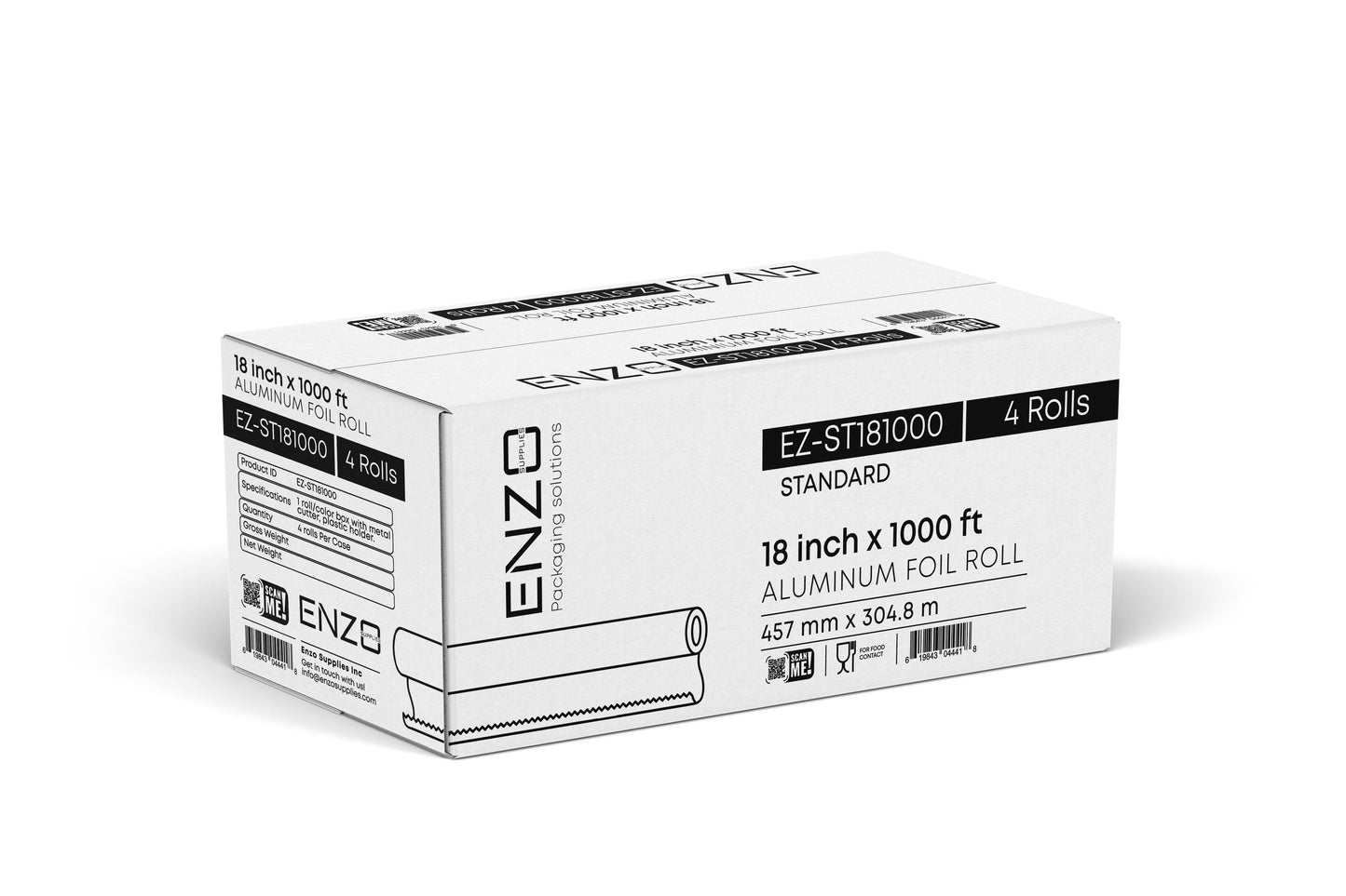 18” x 1000’ Aluminum Foil Roll