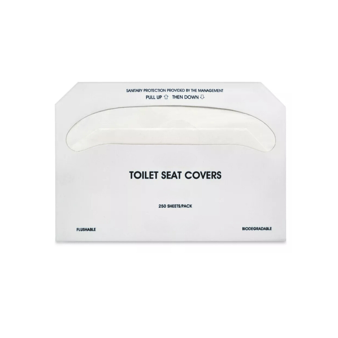 Half Fold Virgin 1-Ply Toilet Seat Cover 5000/CS