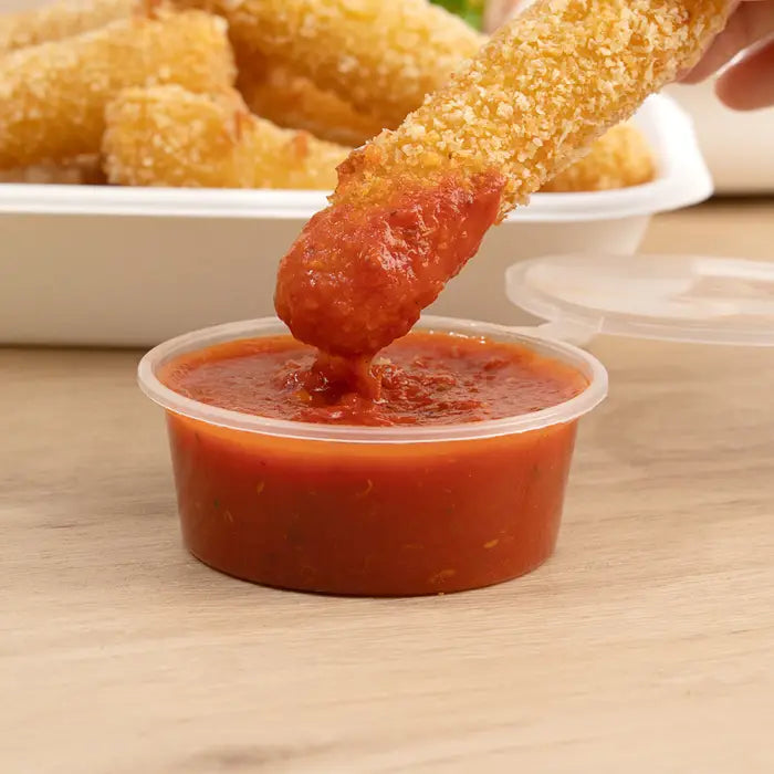 Sauce Cup With Hinged Lid