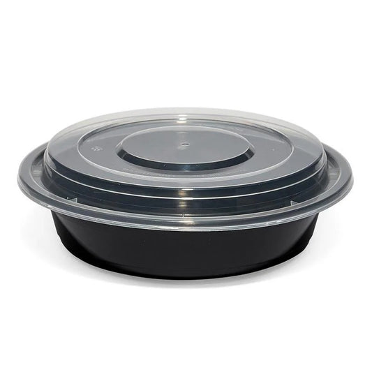 32oz Round Container with Clear Lid 150/Case