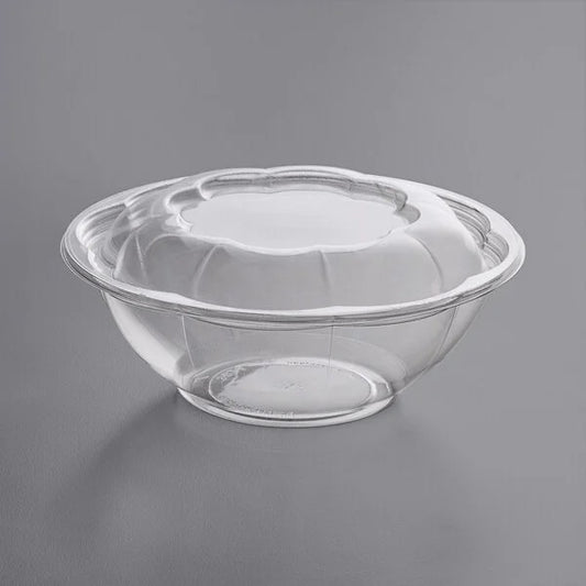 24oz Rose Salad Bowl Container & Lid 150/Case