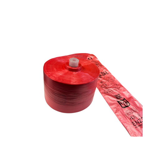 Red Plastic Meat Bag 15" x 18" 4/Case