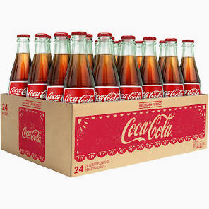 MEXICAN COKE GLASS BOTTLE 355ml-12oz 24/CS