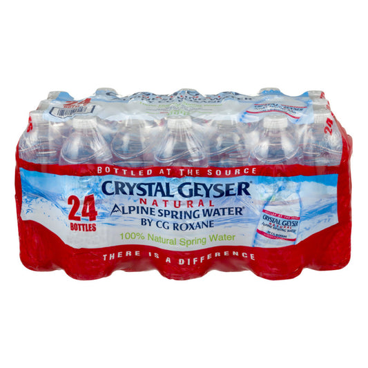 CRYSTAL GEYSER WATER 0.5L(16.9oz) cs24/pk24