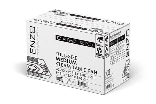 Full-Size Medium Aluminum Foil Steam Table Pan 50/Case