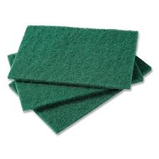 P/S SCOURING PAD 6X9 MEDIUM DUTY GREEN 60/CS
