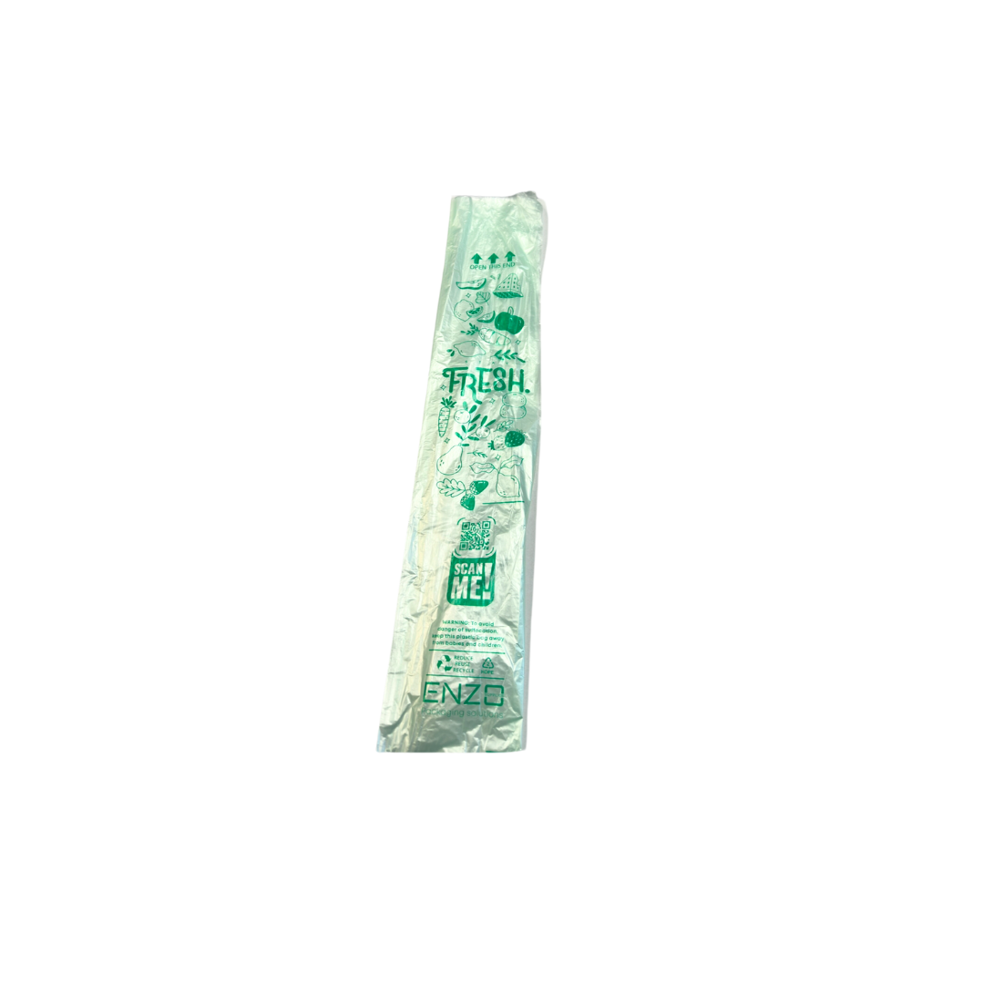 Green Produce Bag 15" x 20"  4/Case