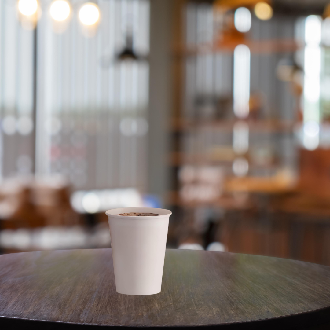 16oz White Paper Hot Cup 1000/Case