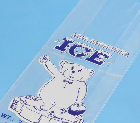 7 LBS Ice Bag 10.5" x 20" 1.5 Mi 1,000/case