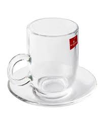 6.59 oz (195 ml) Tea Glass With Saucer - KTZB316 (6+6)